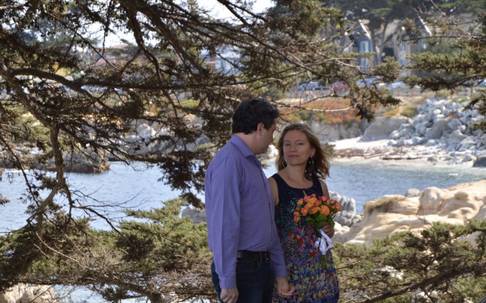 Berwick Park in Pacific Grove couple